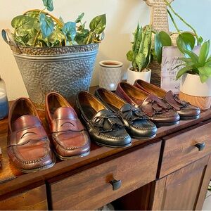 Lot of 3 pairs - Classic Leather Loafers for Men